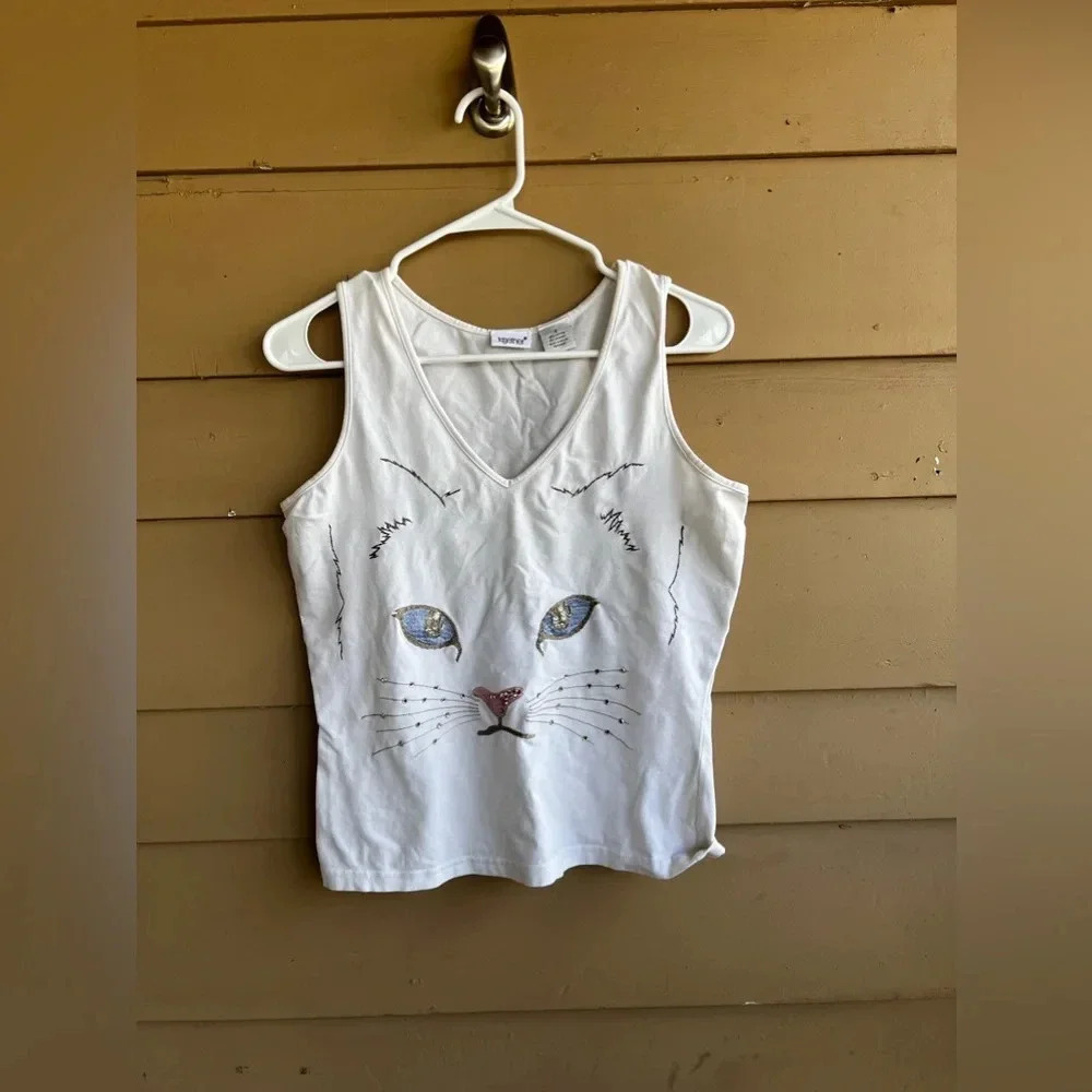Kitten Tank Top - Size Small